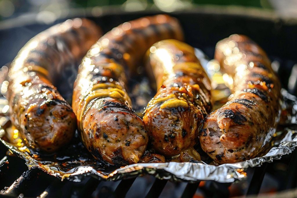 Andouillette au barbecue avec papier aluminium et moutarde : la recette