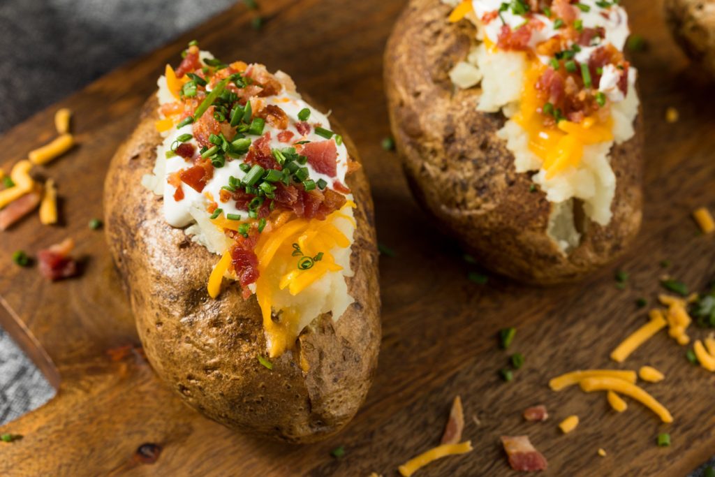 recette de pommes de terre et bacon