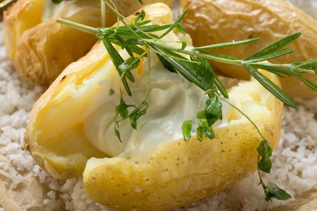 recette de pommes de terre au four