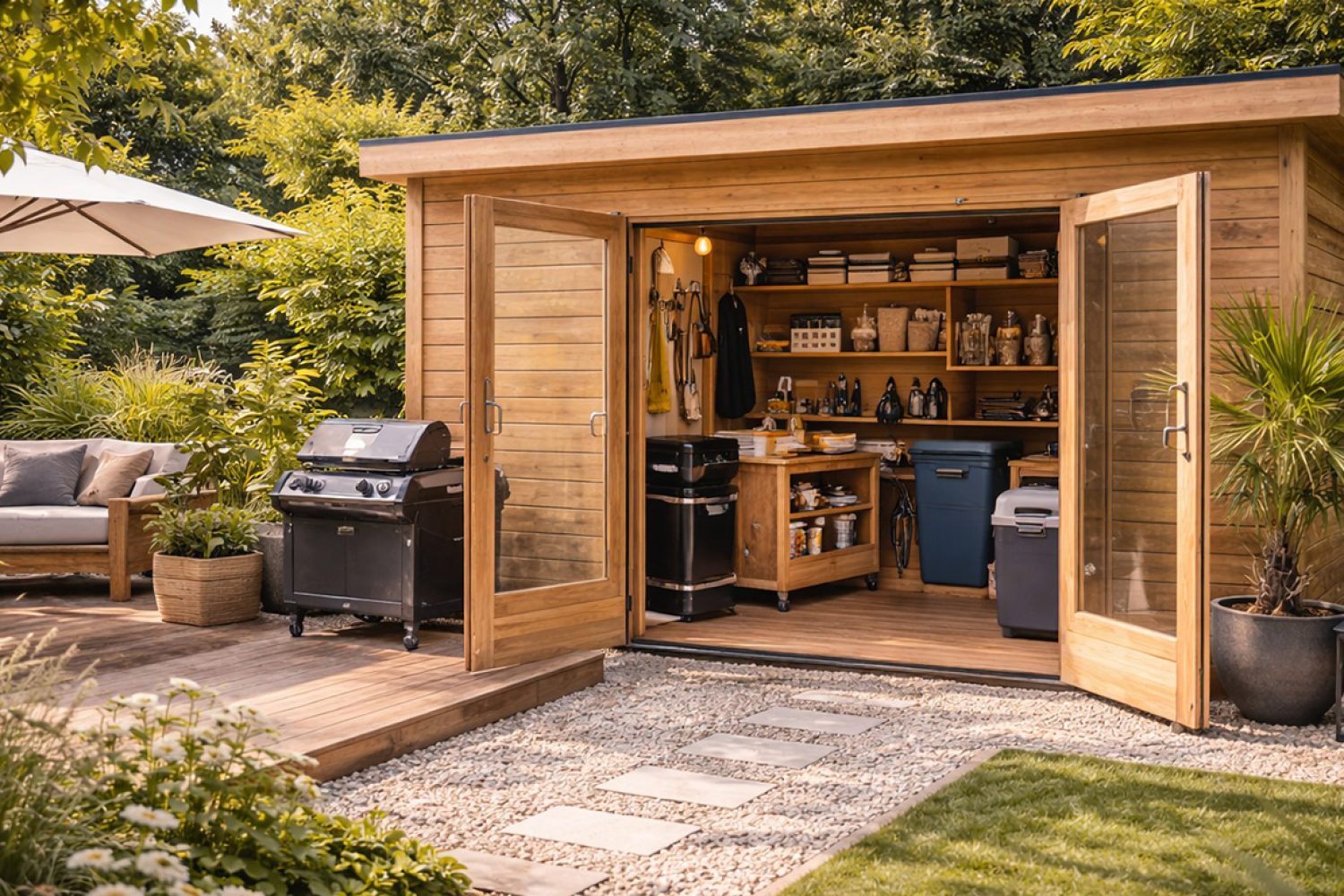 Abri de jardin en bois : la solution pour ranger tout le matériel outdoor