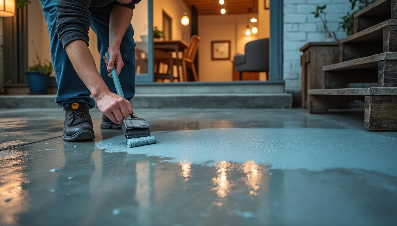 Peindre un sol béton extérieur : guide pratique et conseils