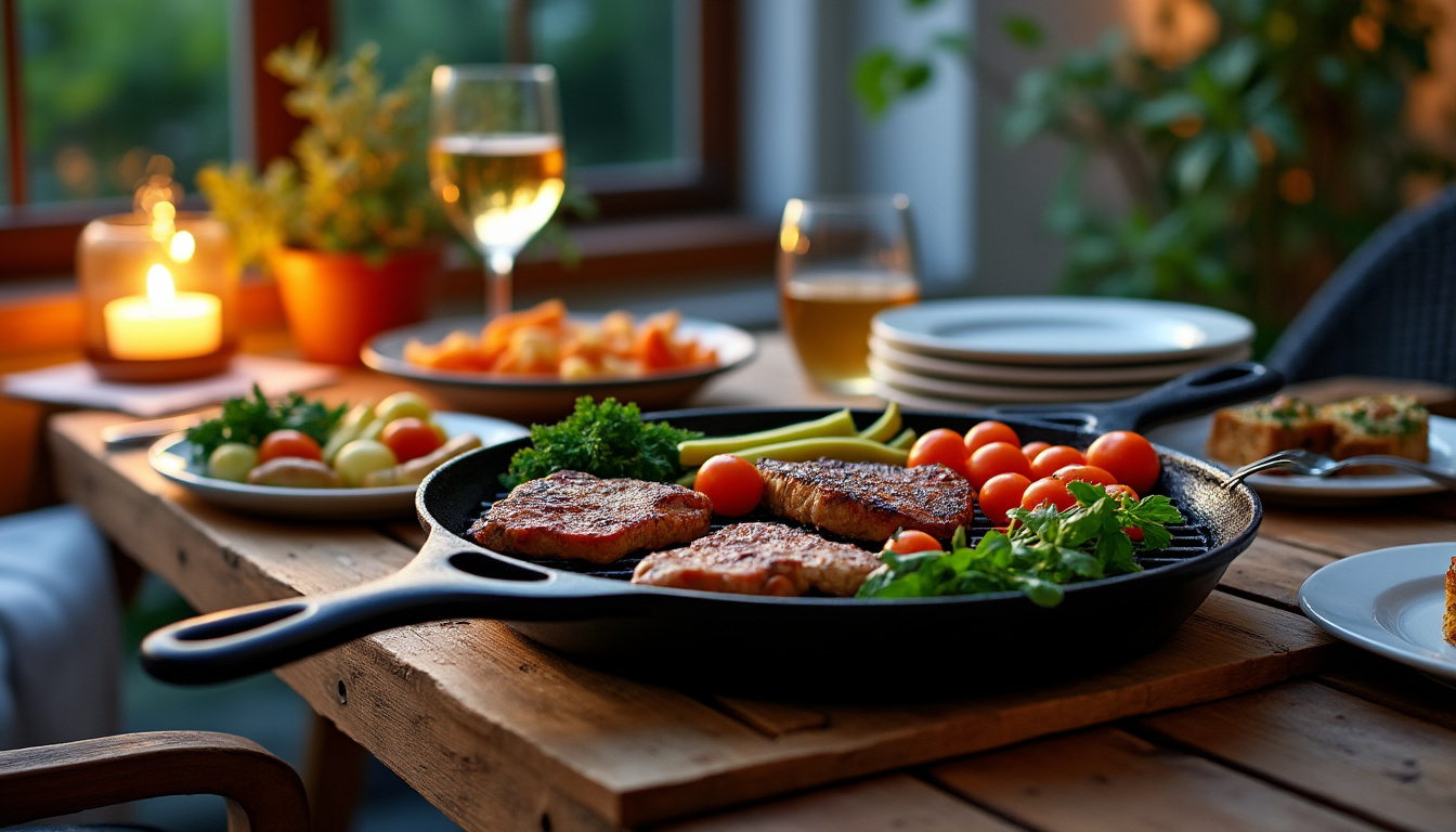 découvrez les avantages des planchas en fonte émaillée et en inox pour choisir celle qui correspond le mieux à vos besoins culinaires et profiter d'une cuisson parfaite.