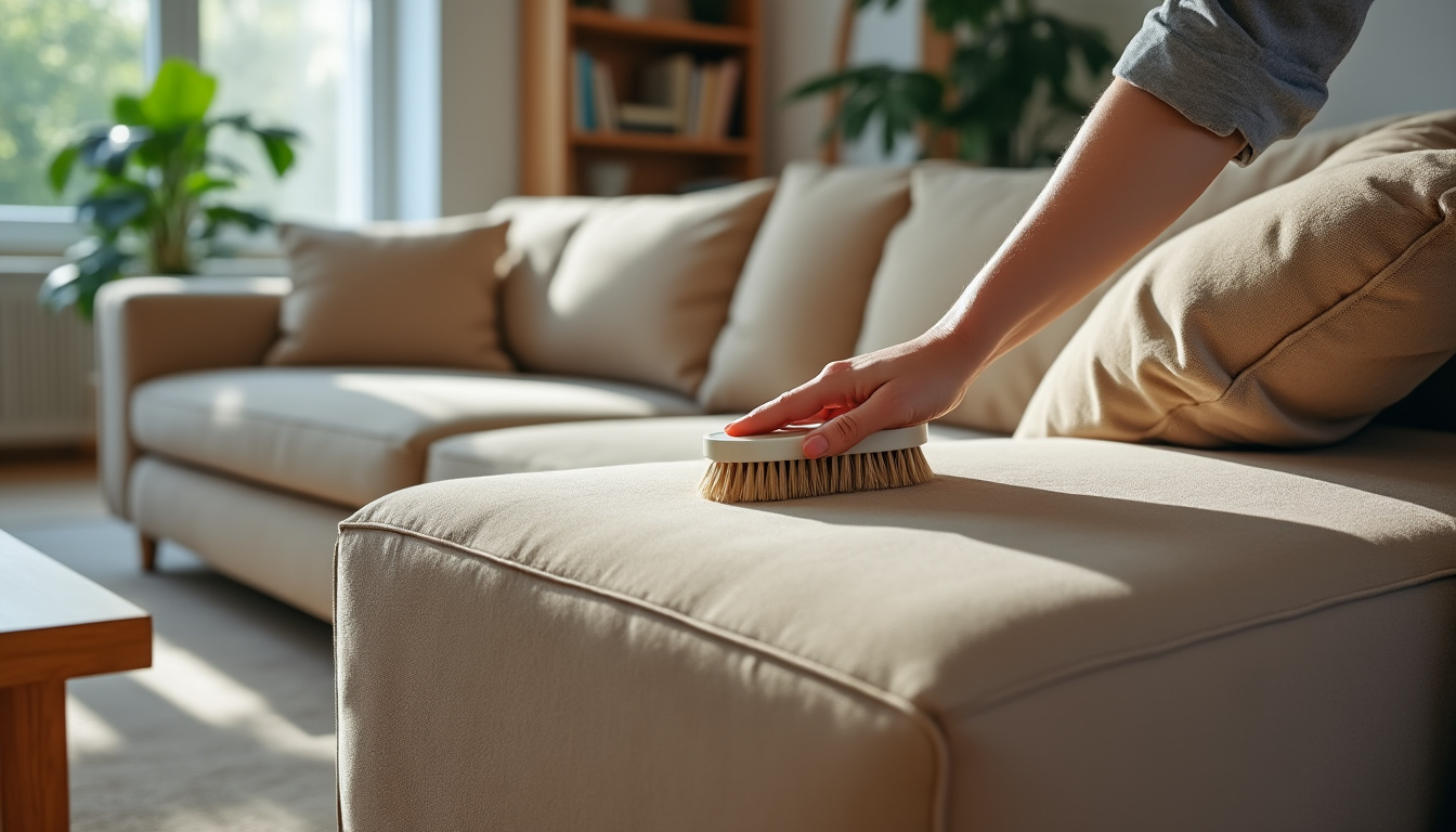 découvrez comment nettoyer efficacement votre canapé en nubuck grâce à nos conseils sur les produits adaptés et les gestes à éviter pour préserver la beauté de votre mobilier.
