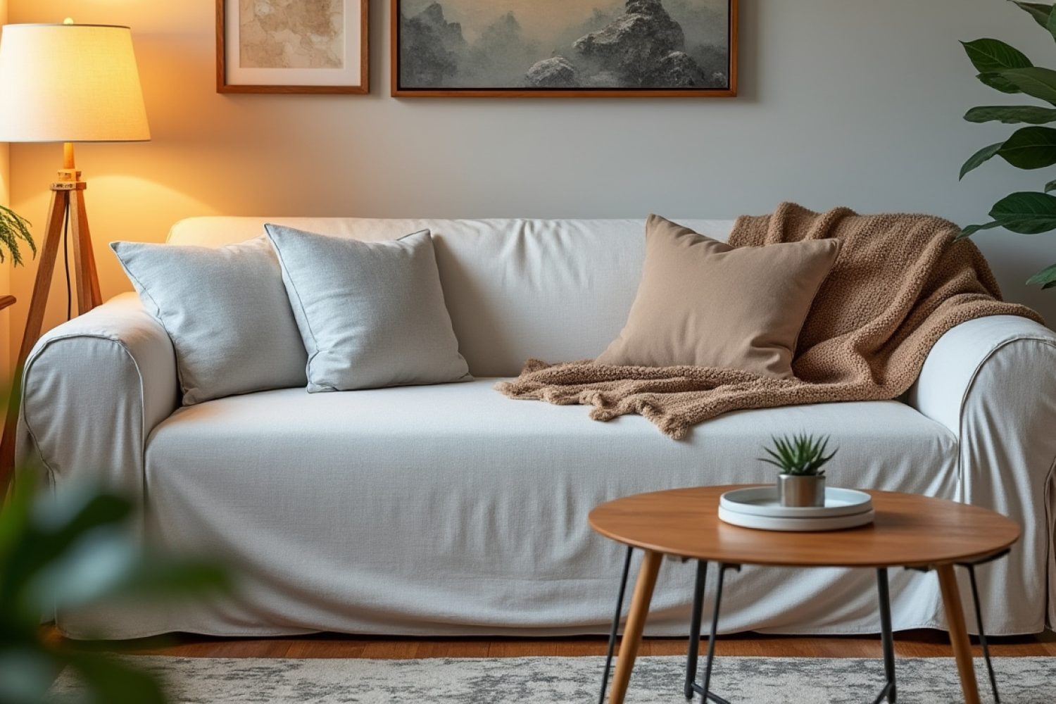 Comment choisir une housse de canapé : extensible, sur-mesure ou jeté de canapé ?