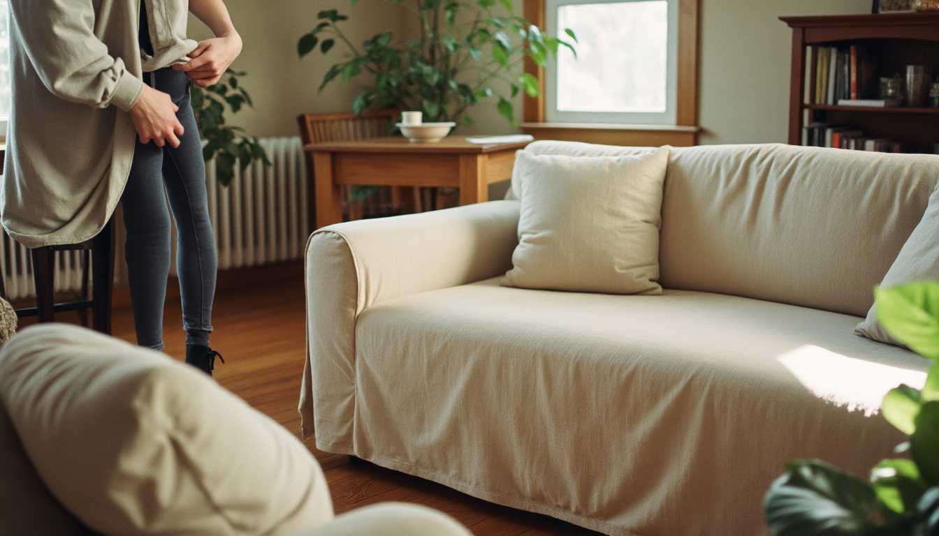 découvrez nos astuces simples et efficaces pour mettre une housse de canapé parfaitement ajustée, sans plis ni surplus, et offrez un nouvel éclat à votre mobilier.