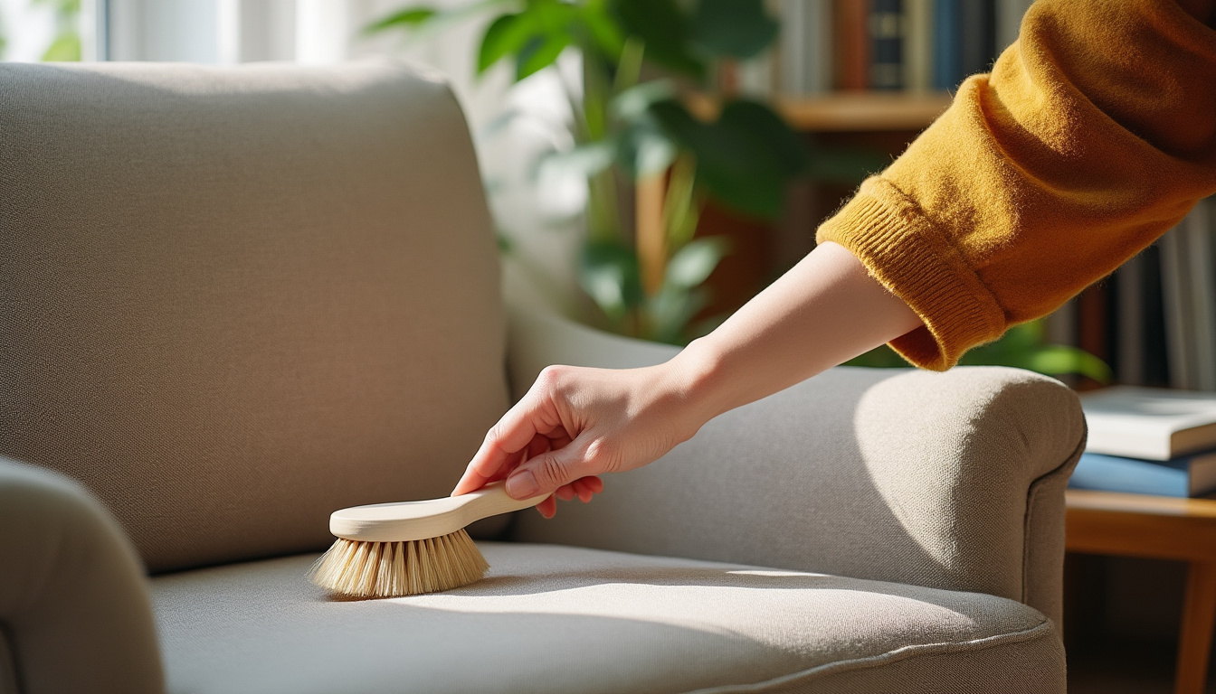découvrez des méthodes simples et efficaces pour nettoyer un fauteuil en tissu non déhoussable et lui redonner fraîcheur et éclat sans l'abîmer.
