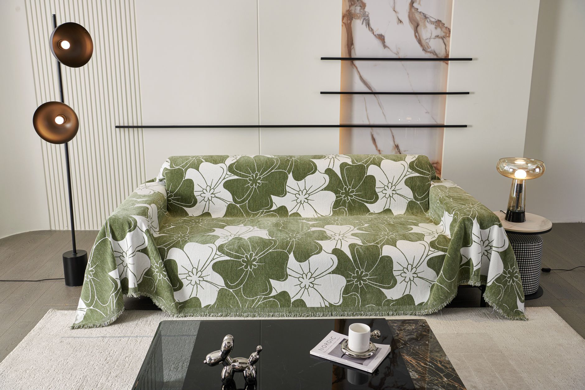 Choisir une housse de canapé extensible pour un effet “canapé neuf” sans se ruiner — housse de canapé décoration salon