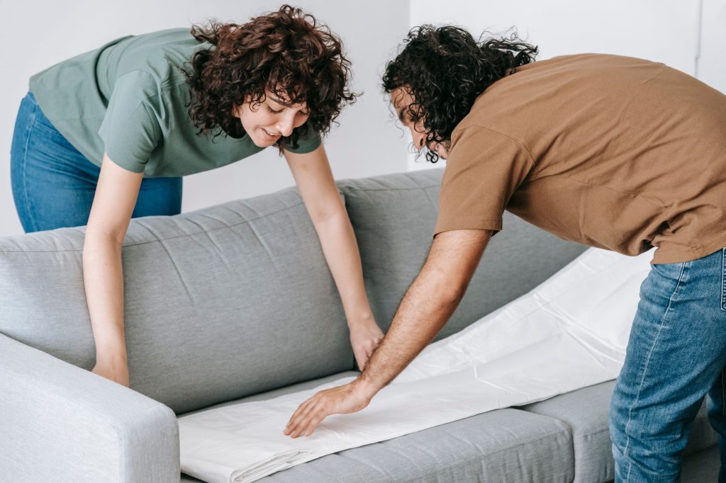Comment mettre une housse de — installation de housse de canapé étape par étape