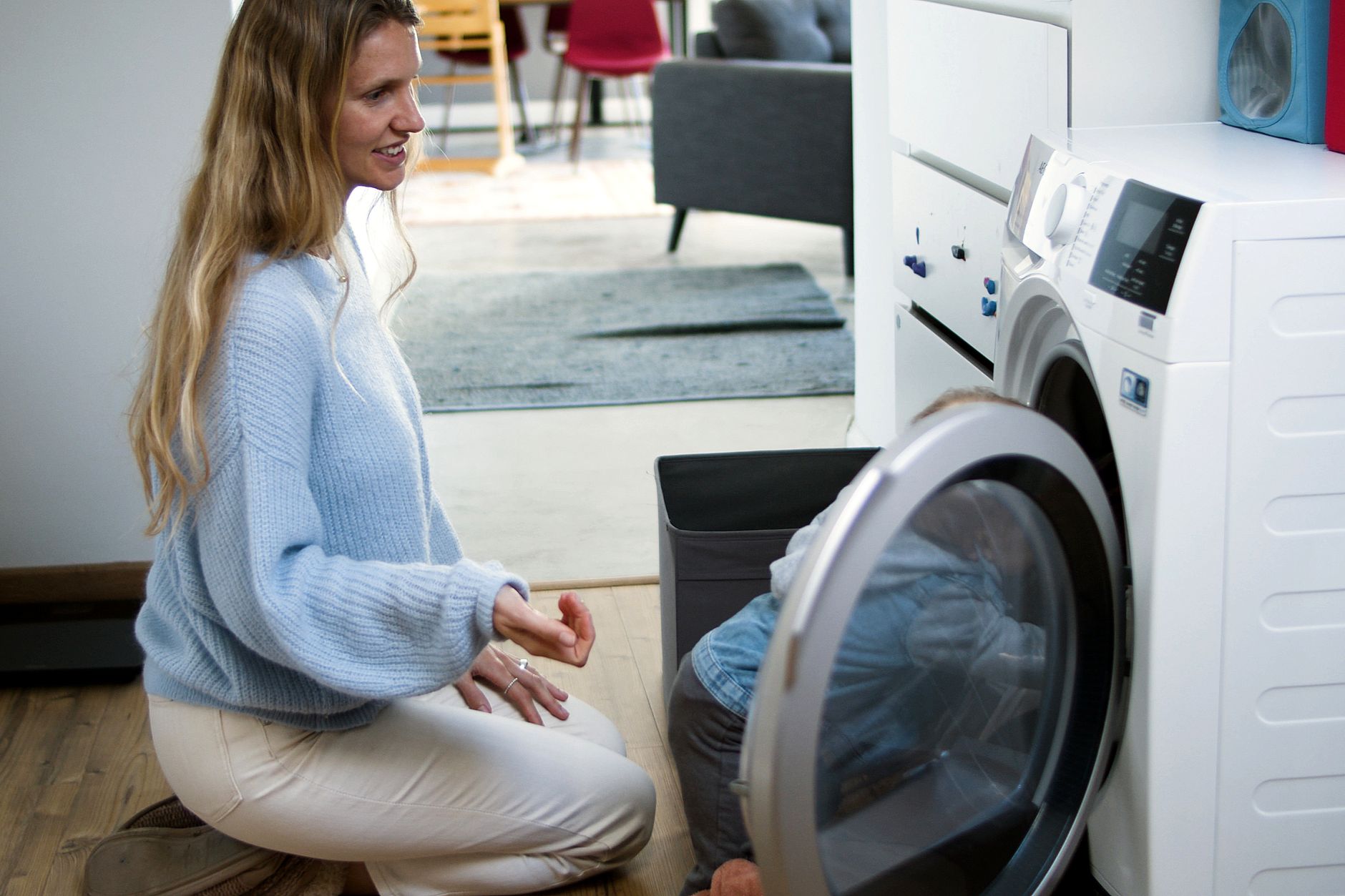 Tapis d’entrée lavable en machine ou non : reconnaître les bons candidats — machine à laver avec tapis à l'intérieur