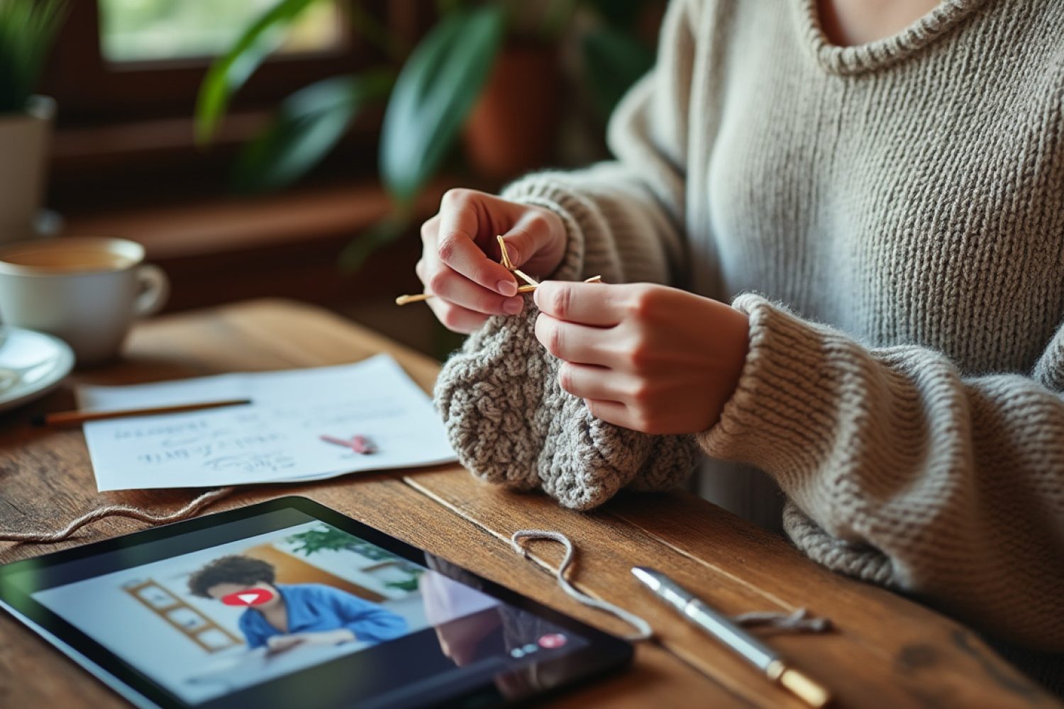 Comment apprendre le tricot : méthodes, vidéos et astuces pour progresser