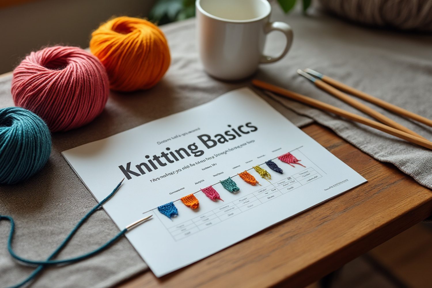 Comment commencer le tricot : matériel de base et premiers points