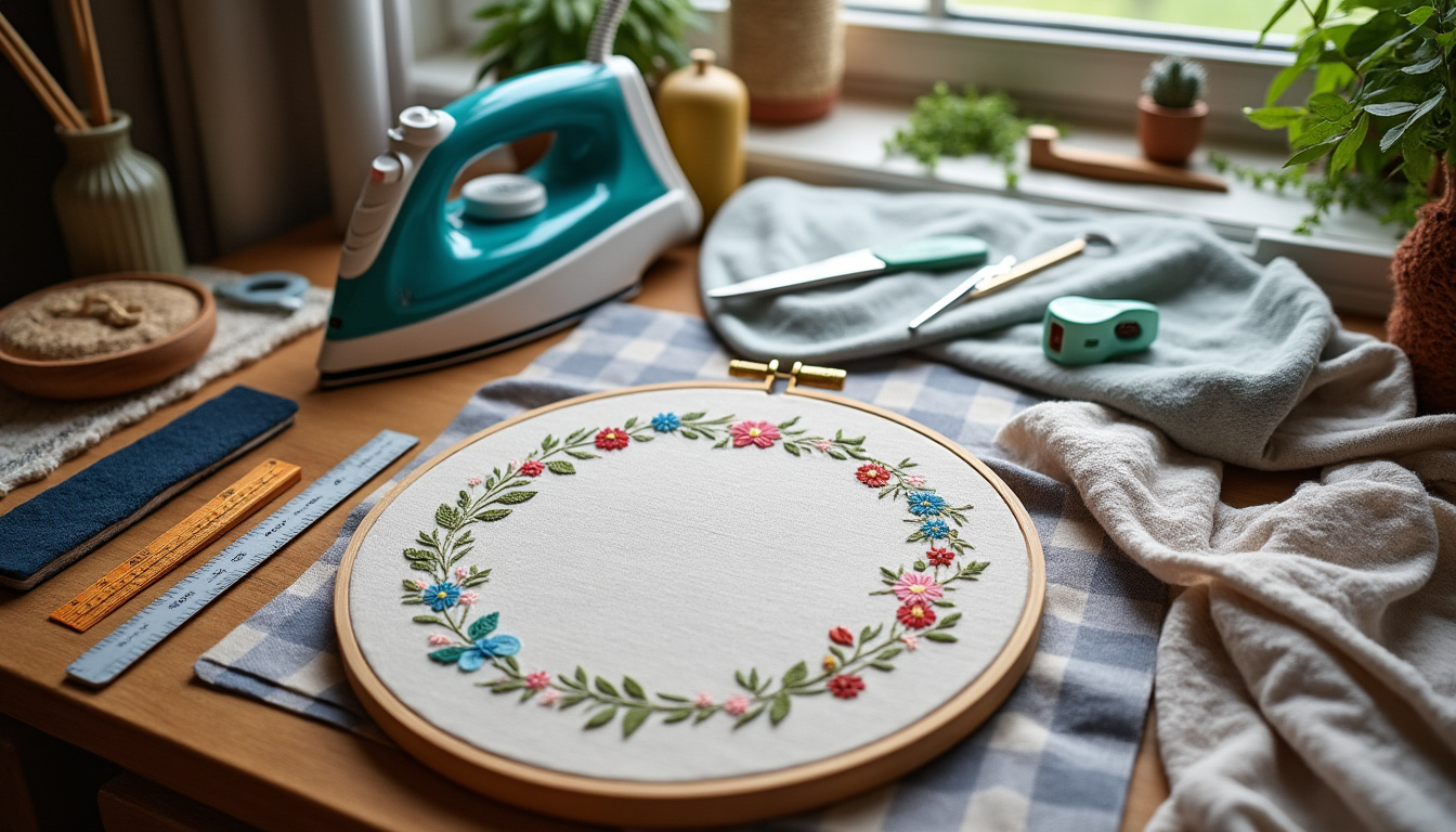 apprenez à encadrer une broderie avec nos conseils sur le montage, la tension idéale du tissu et le choix du cadre adapté pour mettre en valeur vos créations.