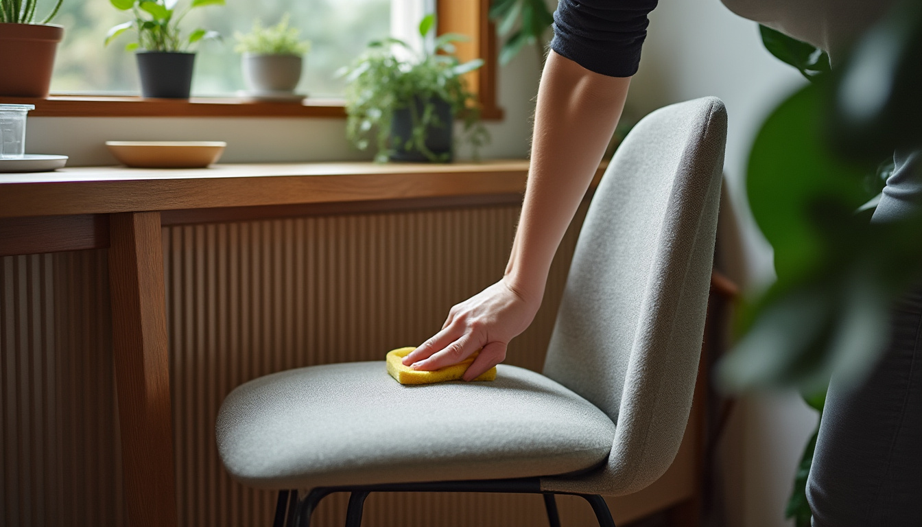 découvrez nos conseils pratiques pour nettoyer efficacement des chaises en tissu, avec des astuces de détachage et d'entretien régulier pour préserver leur éclat et leur douceur.