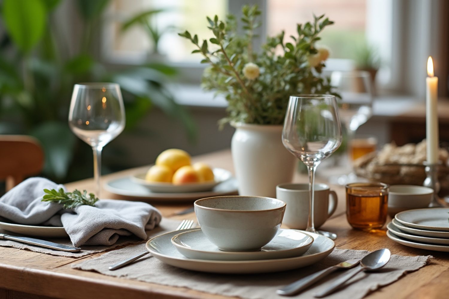 Que poser sur une table de salle à manger : déco du quotidien et des grandes occasions