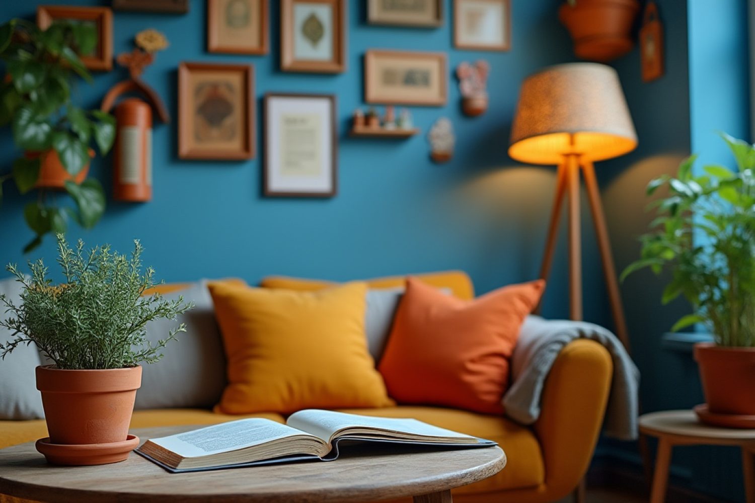 Quelle est la couleur complémentaire du bleu et comment l’utiliser en déco ?