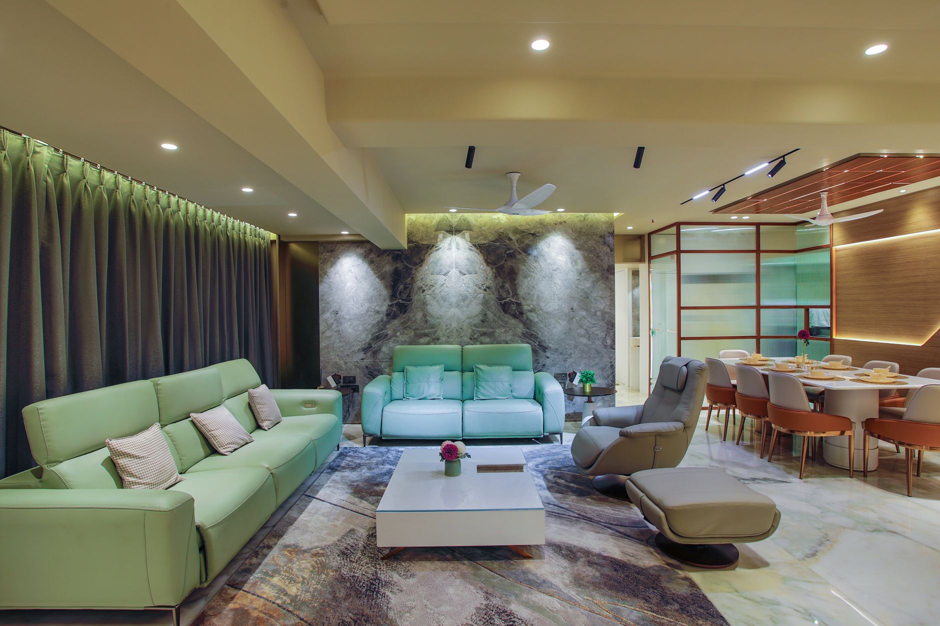 Quelle couleur associer au vert d’eau pour un salon harmonieux et lumineux ? — déco salon couleur vert d'eau