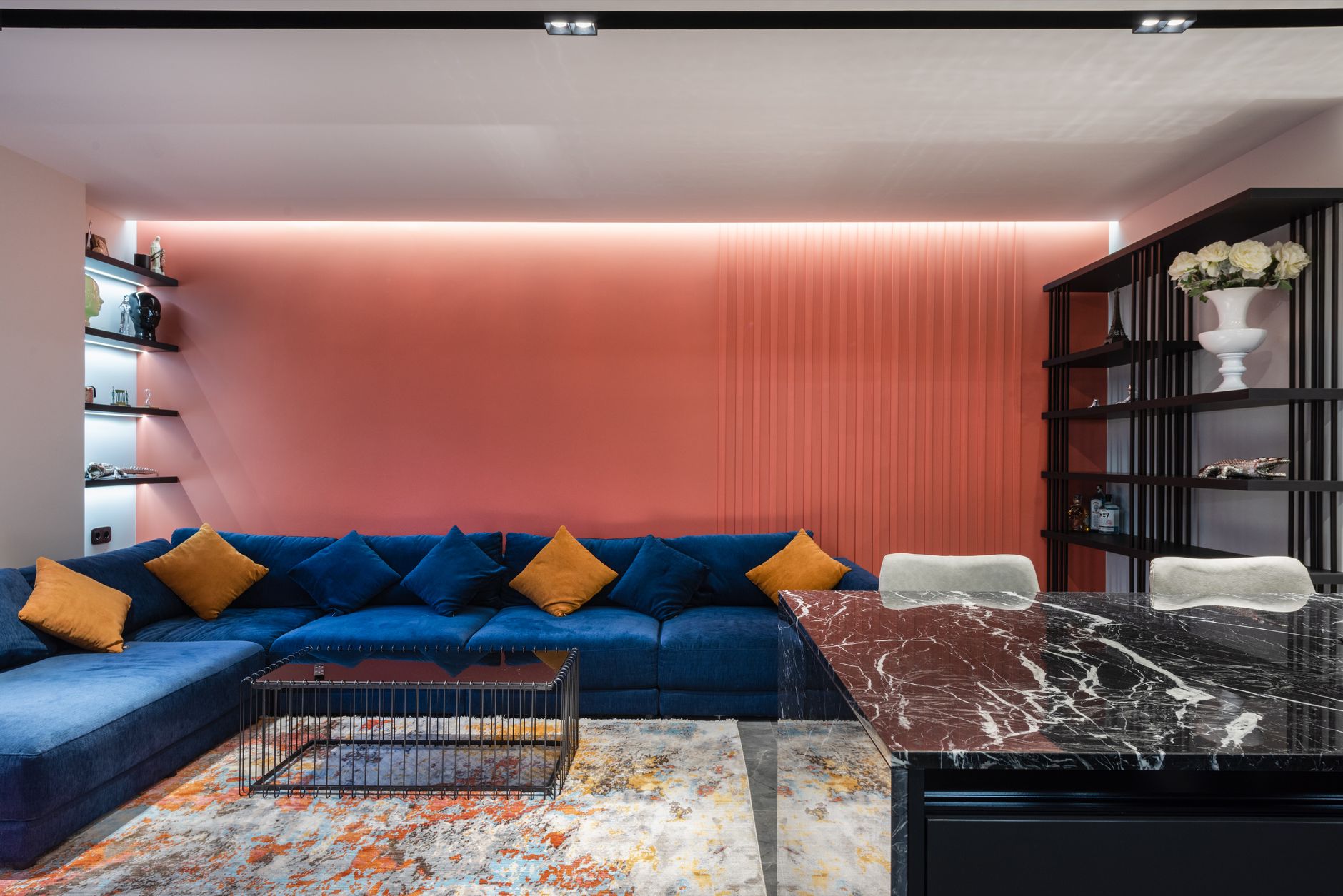 Couleur complémentaire du bleu : pourquoi l’orange en déco et le jaune sur écran — déco maison bleu et orange