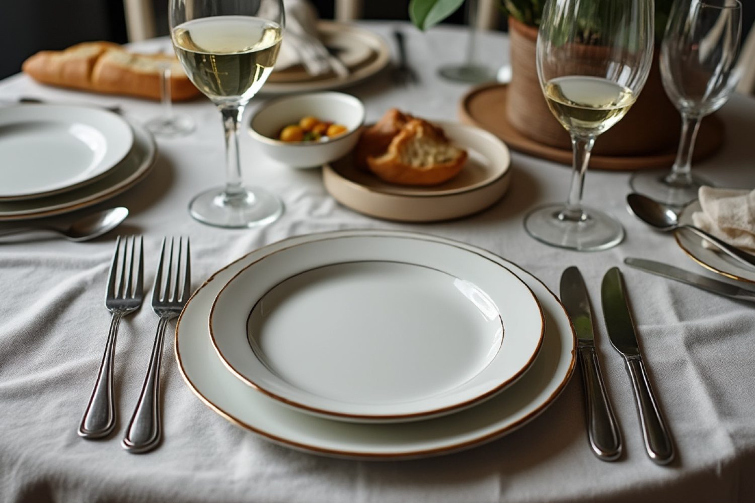 Comment dresser une table à la française : règles et placements traditionnels