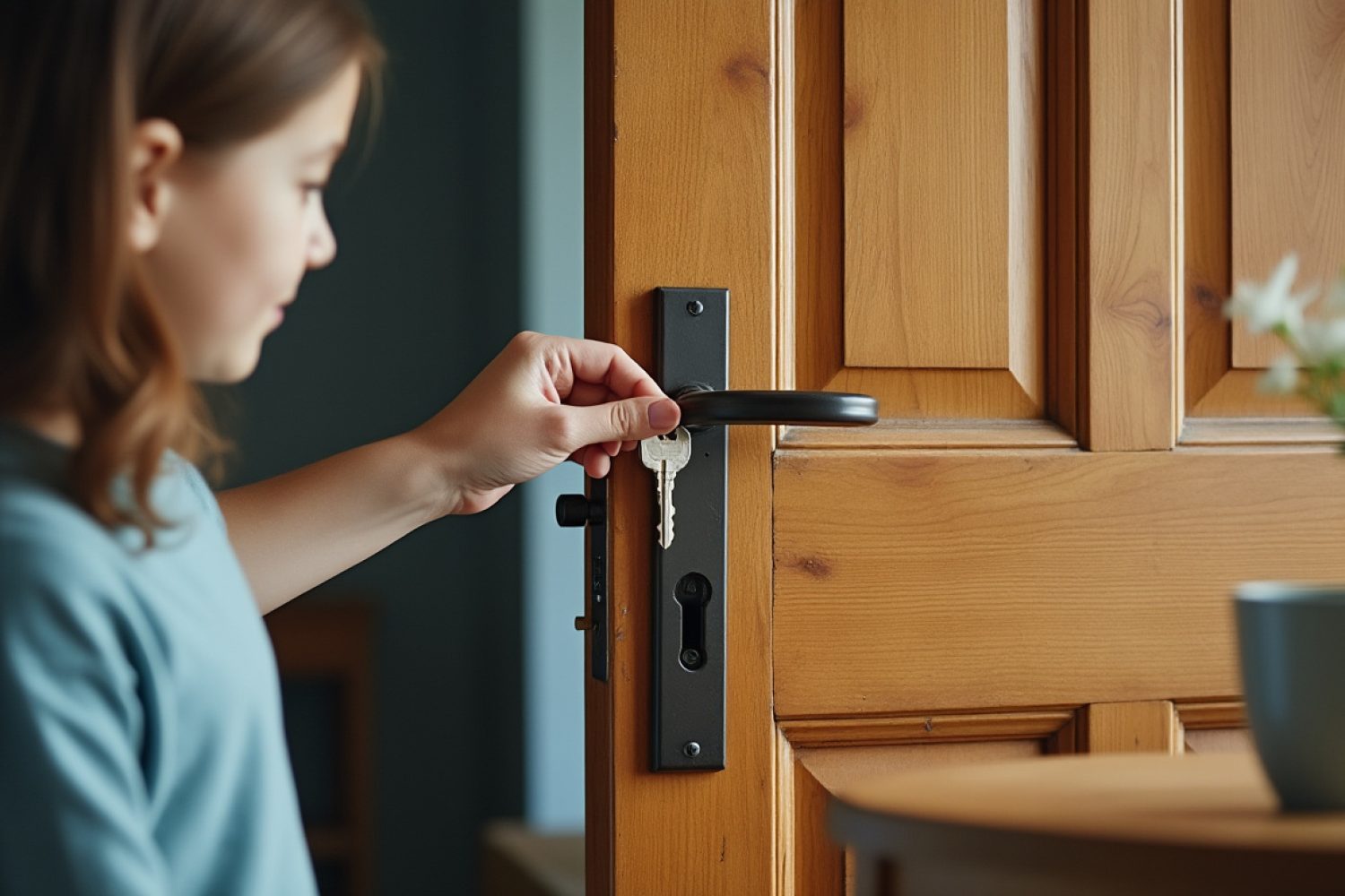 Comment pousser une clé coincée dans une serrure depuis l’autre côté