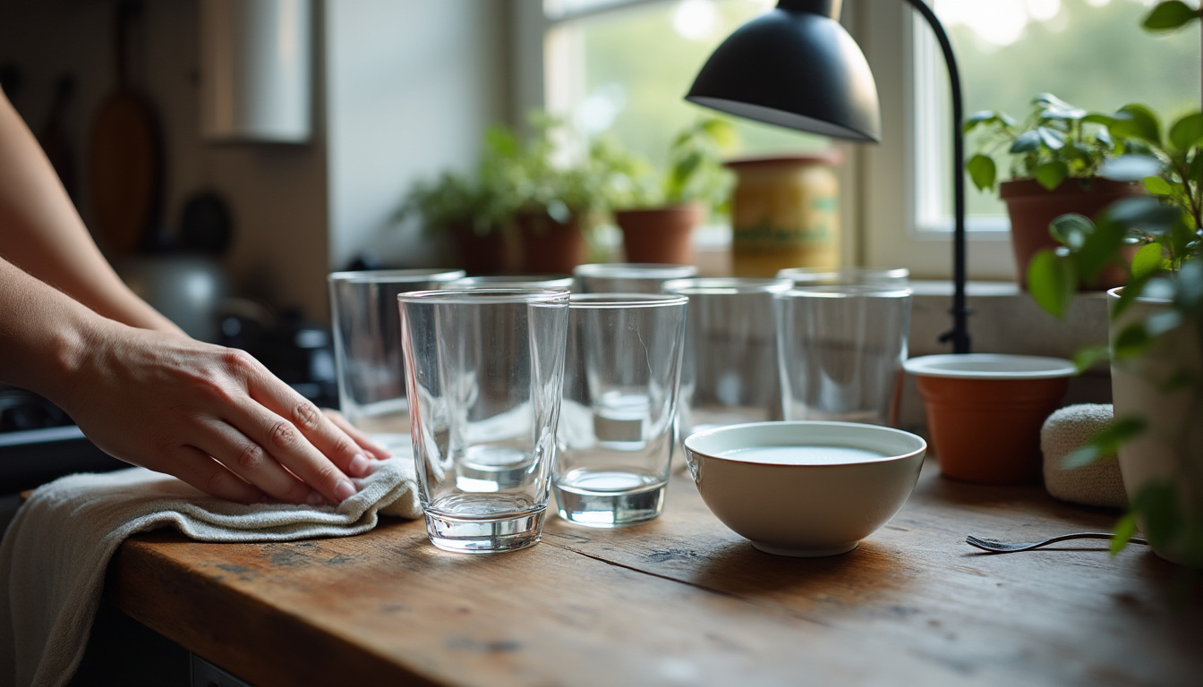 découvrez comment récupérer des verres blanchis au lave-vaisselle grâce à des astuces simples et prévenir l’apparition de traces blanches.