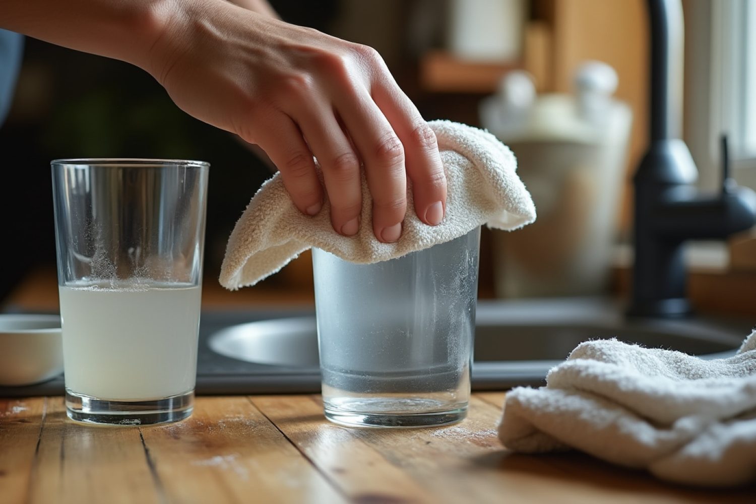 Comment récupérer des verres blanchis au lave-vaisselle