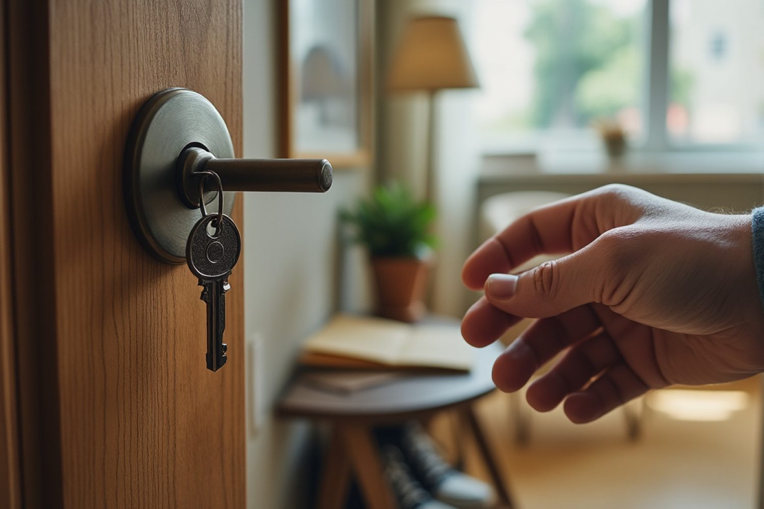 Faut-il laisser la clé dans la serrure côté intérieur ? Avantages et risques