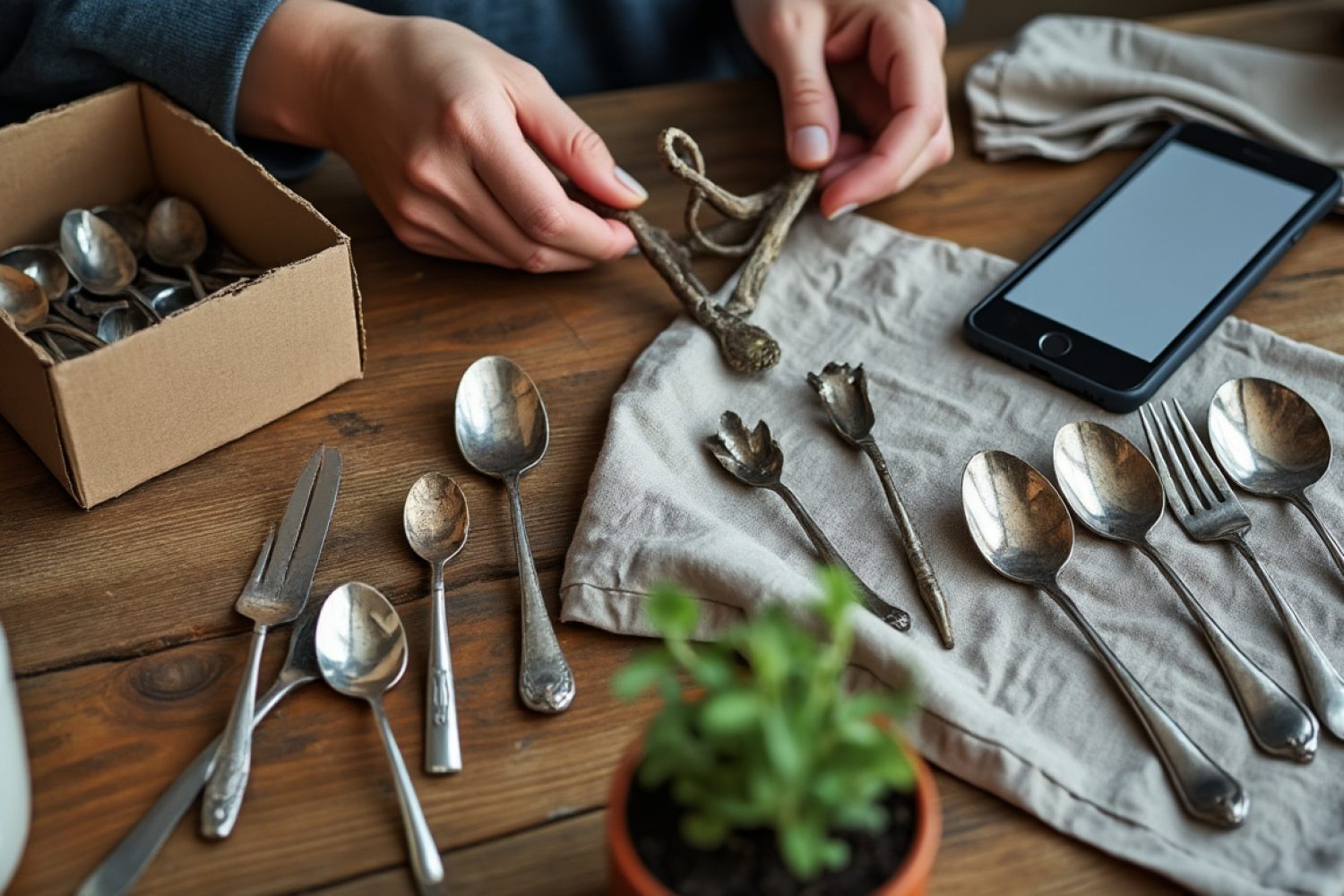 Que faire avec de vieux couverts en argent : recyclage, revente et détournement déco