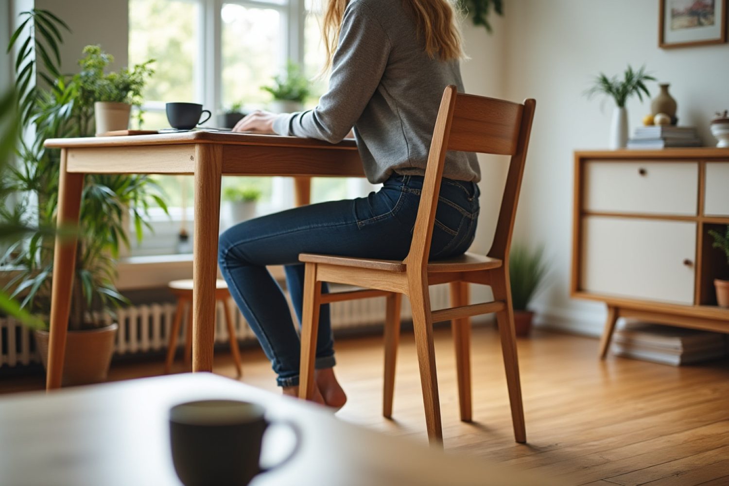 Quelle hauteur de chaise pour une table de 80 cm de haut ?