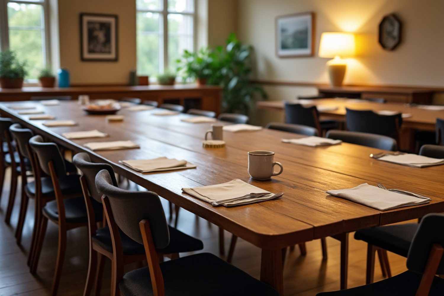 Quelle longueur de table pour 20 personnes assises confortablement ?